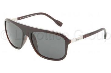 Image of D&amp;G DD8088 Sunglasses 550/87-5816 - Bordeaux Gray