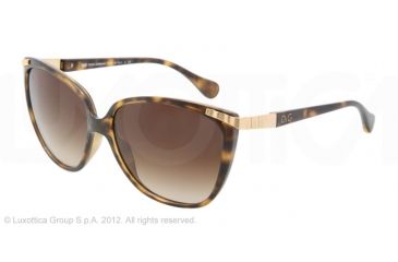Image of D&amp;G WAVE DETAIL DD8096 Progressive Prescription Sunglasses DD8096-502-13-58 - Lens Diameter 58 mm, Frame Color Havana