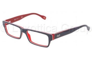 Image of D&amp;G Eyeglass Frames DD1203 1872-5215 - Blue / Red / White / Red Frame