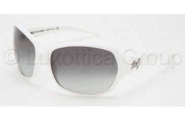 Image of D&amp;G Bifocal Sunglasses DD8018 with Lined Bi-Focal Rx Prescription Lenses DD8018-508-8G-6317 - Lens Diameter: 63 mm, Frame Color: White