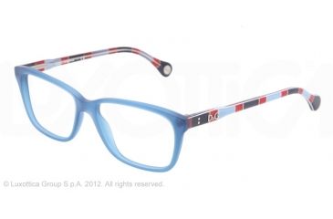 Image of D&amp;G VIBRANT COLOURS DD1238 Eyeglass Frames 2762-52 - Matte Blue Frame