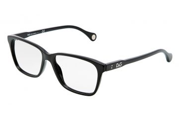 Image of D&amp;G VIBRANT COLOURS DD1238 Eyeglass Frames 501-5215 - Black Frame