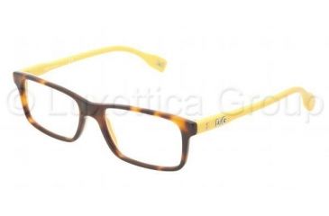 Image of D&amp;G Vibrant colours DD1244 Single Vision Prescription Eyeglasses 2606-5116 - Dark Steel Frame