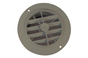 Image of D&amp;W Rotaire Heat Outlet Vent With Damper 4 Dura Beige, 4in, 3840RDB