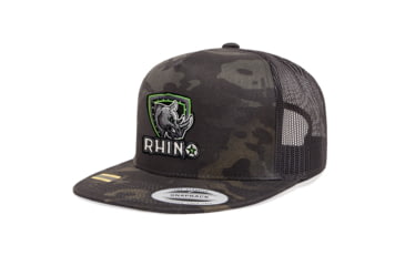 Image of Rhino USA Mesh Snapback - Flat Bill 745D9C11, White/Black, RNO-6006-WB