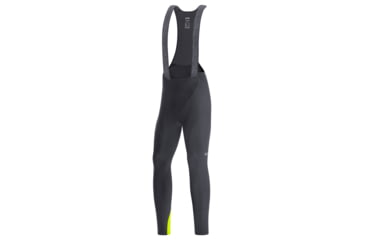 Image of GOREWEAR Mens C3 Thermo Cycling Bib Tights+ in Black/Neon Yellow Large Form fit 2DC43DED, 100648-9908-XL