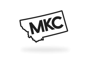 Image of Montana Knife Company MKC Diecut Window Decals, Black, 6 inch, MKC-000961