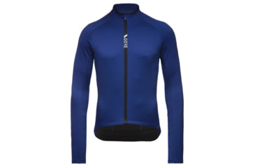 Image of GOREWEAR Mens C5 Thermo Cycling Jersey in Ultramarine Blue/Orbit Blue Medium Form fit 68D4CF87, 100641-BLAU-L