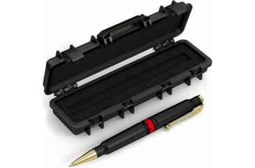 Image of Old Southern Brass .308 Real Bullet Casing Refillable Twist Pen /w Thin Red Line, Tactical Gift Box, w/o Engraved, Black, One Size, OSB-308TP-TRL