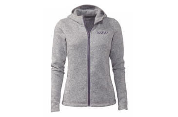 Image of KUIU Outlet Womens Base Camp Hooded Sweater - Womens, Purple Grey, XL, Adult, Female, 7556125229214