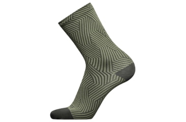 Image of GOREWEAR C3 Mid Socks in Utility Green/Black 10.5-12 Moisture Wicking 69ED1688, 100227-BH99-XL