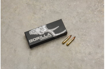Image of Gorilla Ammunition .300 AAC Blackout 110 Grain Nosler Varmageddon Rifle Ammo, 20 Rounds, Copper, 20 Rounds, gpf-229