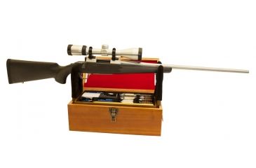 Image of DAC Technologies Gunmaster Wooden Cleaning Station w/ 50 piece Cleaning Kit, 38287