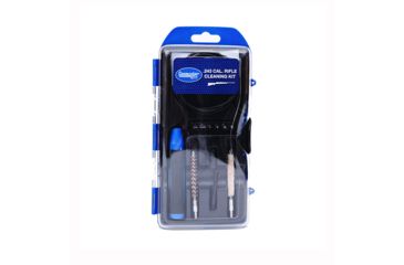 Image of DAC Technologies Rifle Cleaning Kit 12 Piece w/ Pull Through Rod And 6 Piece Driver Bit Set, .243/6Mm &amp; 6.5 Caliber, GM65LR