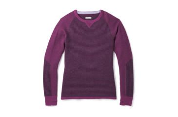 Image of Smartwool Dacono Ski Sweater-Women's, Deep Navy Heather, Extra Small, SW000316108-XS