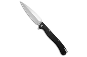 Image of Daggerr Knives Vendetta Folding Knife, 5.00in, 8Cr14MoV, Dagger Blade, FRN, Black Handle, Black/Gray, 10.90 inch, BHQ-195832