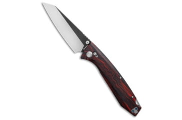 Image of Daggerr Knives Daggerr Knives Alligator Crossbar Lock Knife Black/Red G-Mascus 4.25" Black, Black/Red, CPM MagnaCut, adult, BHQ-227912