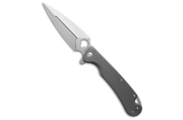 Image of Daggerr Knives Arrow Flipper Folding Knife, 4.00in, D2, Spear Point Blade, Stainless Steel, Gray Handle, SS, Gray/Gray, 8.62 inch, BHQ-192332