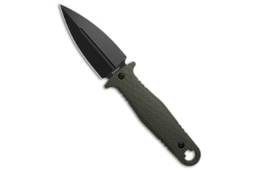 Image of Daggerr Knives Daggerr Knives Combat Fixed Blade Knife Olive Green G-10 3.6" Black, Green, 8cr14MoV, adult, BHQ-213281
