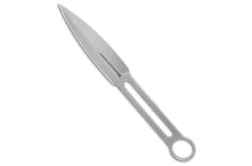 Image of Daggerr Knives Dask Fixed Blade Knife, 4.50in, 8Cr13MoV, Dagger Blade, 8Cr13MoV, Silver Handle, Silver/Gray, 9.25 inch, BHQ-217297