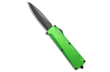 Image of Daggerr Knives Daggerr Knives Koschei Double Action OTF Knife Poison Green Aluminum 3.5" SW, Green, D2, adult, BHQ-182323