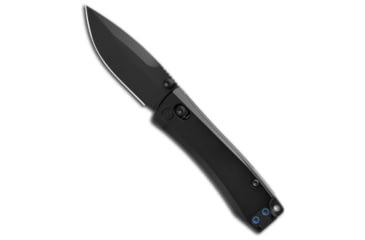 Image of Daggerr Knives Nightmare 63 MagnaCut Folding Knife, 2.55in, CPM MagnaCut, Drop Point Blade, Titanium, Black Handle, Thumb Stud, Black/Black, 5.625 inch, BHQ-217298