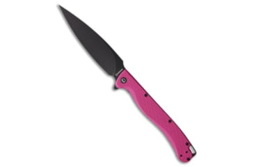Image of Daggerr Knives Pero Folding Knife, 5.00in, 8Cr14MoV, Spear Point Blade, Pink Handle, Pink/Black Gray, 11.00 inch, BHQ-216703