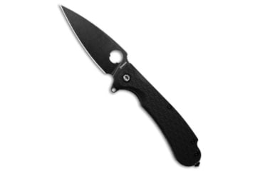 Image of Daggerr Knives Daggerr Knives Resident Liner Lock Knife Black FRN 3.5" Black, Black, 8Cr14MoV, adult, BHQ-180528
