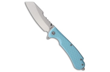 Image of Daggerr Knives Daggerr Knives Rhino Liner Lock Knife Light Blue FRN 3.5" Stonewash, Blue, 8Cr14MoV, adult, BHQ-221101