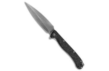 Image of Daggerr Knives Daggerr Knives Vendetta Frame Lock Knife Carbon Fiber/Steel 5" Satin, Black, VG10, adult, BHQ-218808