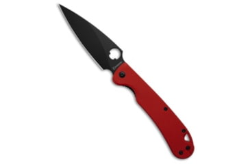 Image of Daggerr Knives Zhalo Folding Knife, 3.875in, D2, Spear Point Blade, G-10, Red Handle, Red/Black, 8.625 inch, BHQ-195583