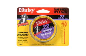 Image of USED Daisy .22 Cal. PrecisionMax Pointed Pellets, 250 Tin, 997922-512, EDEMO1