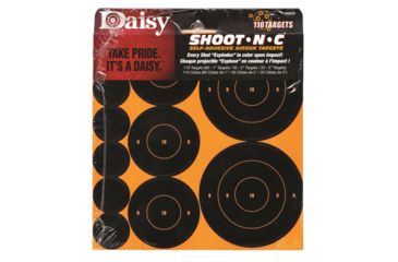 Image of Daisy Shoot-N-C Targets, 60 x 1 inch/30 x 2 inch/20 x 3 inch Stickers, 995835-772