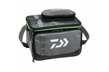 Image of Daiwa D-Vec Soft Vinyl Soft Tackle Box, 60 Size, Grey/Green, DTVB-60