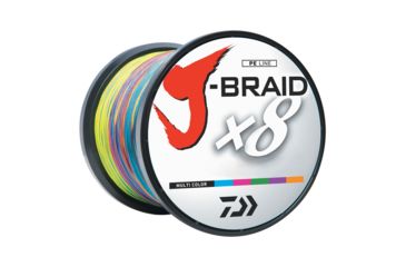 Image of Daiwa J-Braid Multi-Color Fishing Line 1650 Yards 60lb Test 5001671