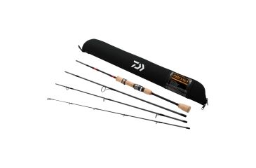 Image of Daiwa Presso Ultra-Light Spinning Rod, 6ft, Ultra Light, Fast, 4 Pieces, PSO604ULFS-TR