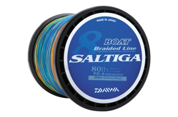 Image of Daiwa Saltiga Boat Braided Line w/Bulk Spool, 10lb, 300m, Multi-Color, SAB-B55LB300M