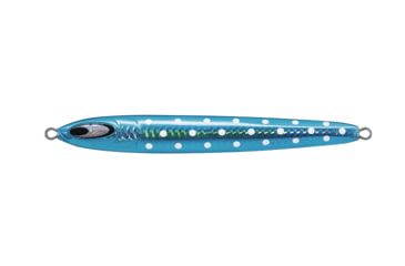 Image of Daiwa Saltiga SL Metal Jig, 2 4/5oz, 4.8in, Glow Dot Blue, SL80G18