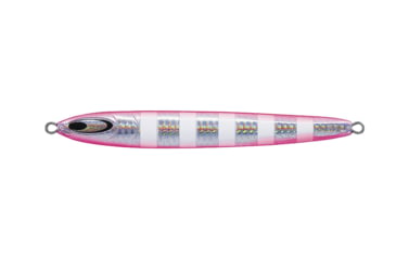 Image of Daiwa Saltiga SL Metal Jig, 2 4/5oz, 4.8in, Zebra Shadow Pink, SL80G20