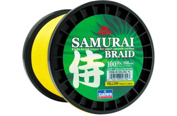 Image of Daiwa Samurai Braid Line w/Filler Spool, 70lb, 1500yd, Green, DSB-B70LBG