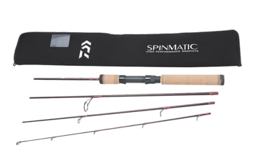 Image of Daiwa Spinmatic Ultra Light Spinning Rod - 4 Pack, 6ft6, Ultra Light, Fast, 4 Pieces, SMD664ULFS