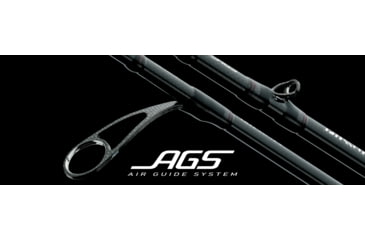 Image of Daiwa Steez AGS Bass Spinning Rod, 6ft 9in, Medium, Fast, 1 Pieces, STAGS761MMLFS