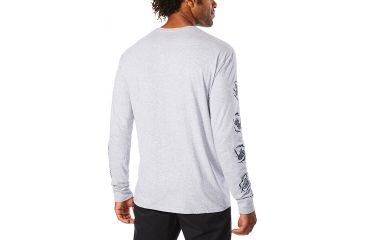 Image of Dakine Bare Bones L-S, GREY HEATHER, S, 10001874-ETE