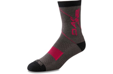 Image of Dakine Berm Crew Sock, Grey/Red, Small/Medium, D.100.5554.081.SM