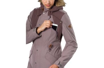 Image of Dakine Brentwood Jacket - Womens, Shark / Amethyst, Large, 10001963-S/A-91M-L