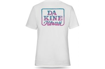Image of Dakine Classic Brush T Shirt, WHITE / BLUE, M, 10000933-ITE/LUE-M