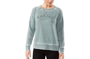 Image of Dakine Constance Crew Neck Fleece - Womens, Coastal Green, Extra Large, 10001358-CG-91M-XL