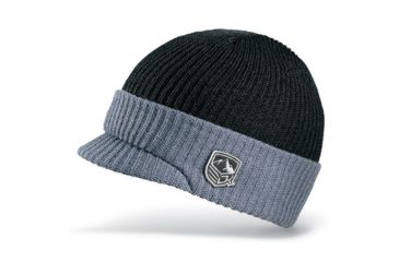 Image of Dakine Cuff Visor Beanie - Men's-Black/Charcoal