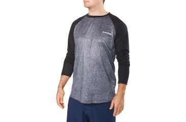 Image of Dakine Dropout L-S Jersey, CARBON / BLACK, S, 10001702-O/LK