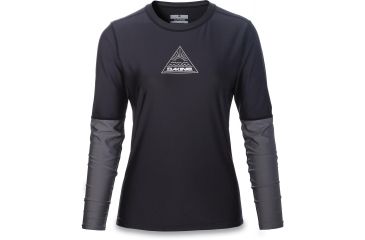 Image of Dakine Flow Loose Fit Long Sleeve Rashguard - Women's-Black-Large